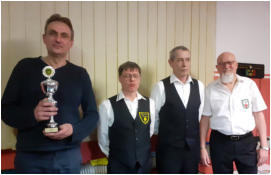v. l. Marcus Wienert Gold, Karsten Joachim Zweiter, Mario Weilandt Dritter, Dieter Lehr