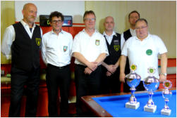 Teilnehmer v. l. Ralf Pallasch Pankow, Heider Hoffmann WRW, Michael Münster Lichtenberg, Oliver Zillmer Pankow, Sven Remus BAB, Bernd Szczygiel BAB